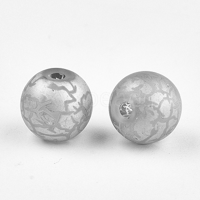 Electroplate Glass Beads X-EGLA-S178-03G-1