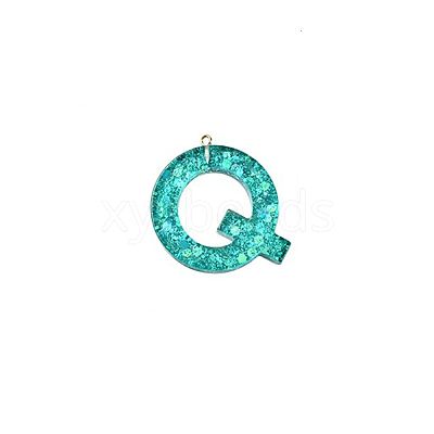 Transparent Epoxy Resin Pendants LS-CRES-YW0002-01Q-1