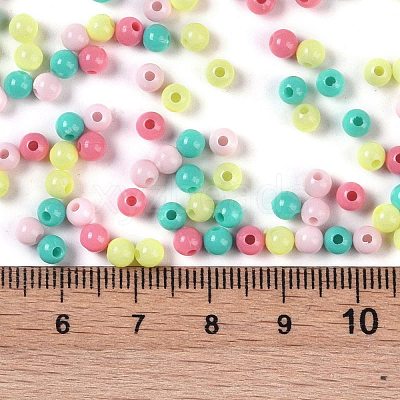 Opaque Acrylic Beads X1-OACR-H118-07B-10-1