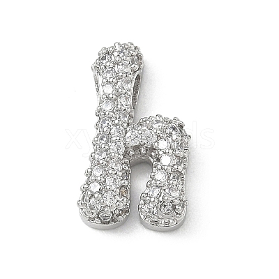 Brass Micro Pave Cubic Zirconia Pendants KK-A300-02P-H-1