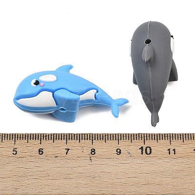 Dolphin Silicone Beads SIL-Z023-01-1