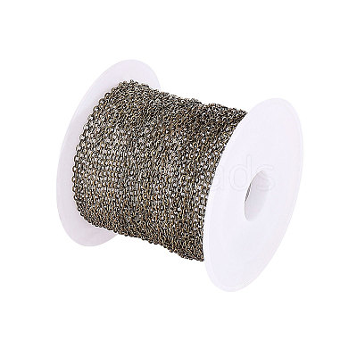 Brass Coated Iron Cable Chains CH-CJ0001-02AB-1