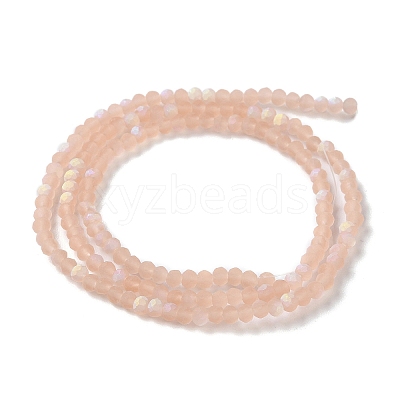 Imitation Jade Glass Beads Strands EGLA-A034-T2mm-MB21-1