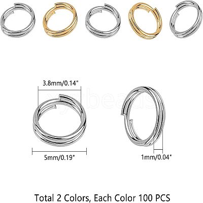 304 Stainless Steel Split Rings STAS-UN0006-03-1