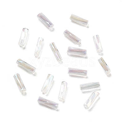 10G Ceylon Glass Twist Bugle Beads X-SEED-L012-01I-1