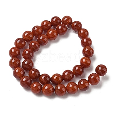Natural Crackle Agate Beads Strands G-I394-B15-12mm-1