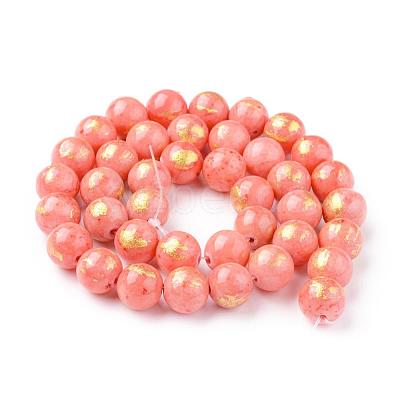 Natural Mashan Jade Beads Strands G-F670-A04-8mm-1