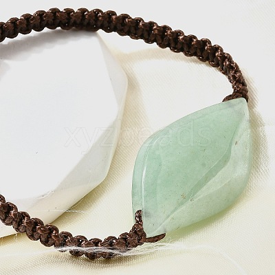 Natural Gemstone Beads Braided Bead Bracelets BJEW-Q070-01-1