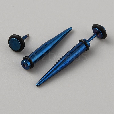 Stainless Steel Ear Taper Stretcher EJEW-WH0014-31A-BL-1