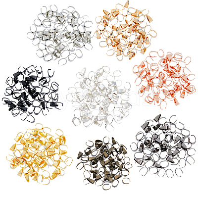 520pcs 8 Colors Iron Snap on Bails IFIN-FH0001-75-1