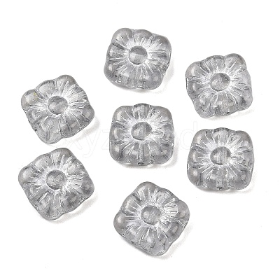 Czech Pressed Glass Beads GLAA-I061-05B-1