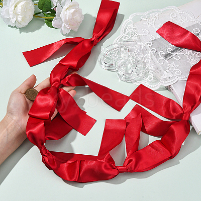 2 Styles Cloth Bowknot Banners AJEW-SP0002-70A-1
