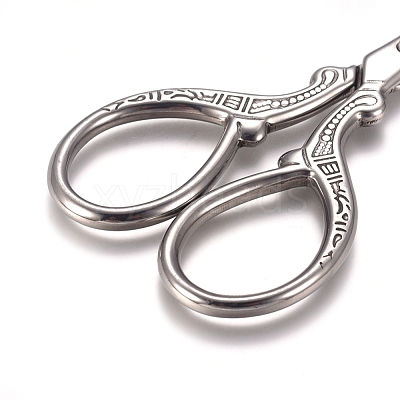 Stainless Steel Sewing Scissors TOOL-WH0119-04P-1