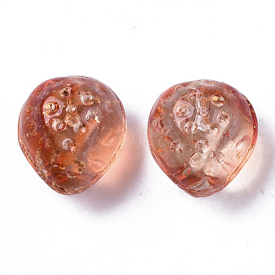 Transparent Spray Painted Glass Beads LS-GLAA-R215-01-B06-1