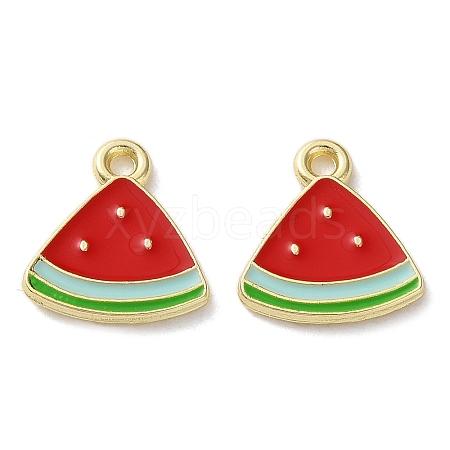 Fruit Alloy Enamel Charms PALLOY-S058-01LG-05-1