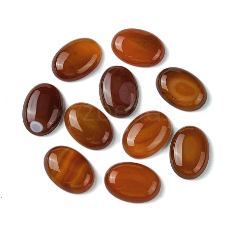 Natural Red Agate Cabochons G-L601-03D-01-1