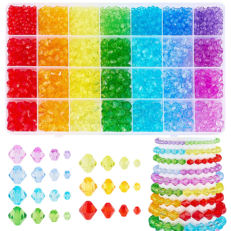 2310Pcs 28 Styles Transparent Acrylic Beads TACR-PH0001-92-1