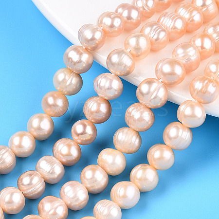 Natural Cultured Freshwater Pearl Beads Strands PEAR-N013-07L-1