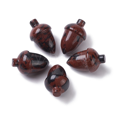 Natural Mahogany Obsidiane Beads G-F711-19-1