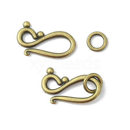 Tibetan Style Toggle Clasp X-MLF1277Y-NF-1