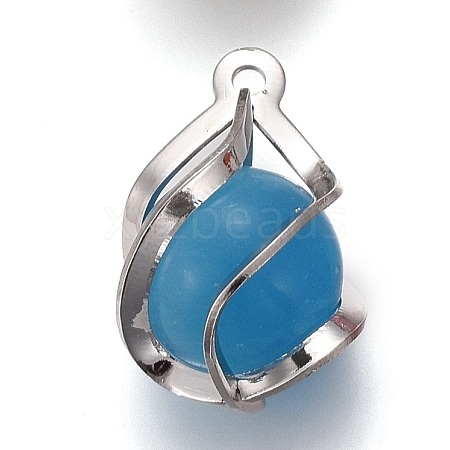 Cat Eye Pendants KK-H738-04P-03-1