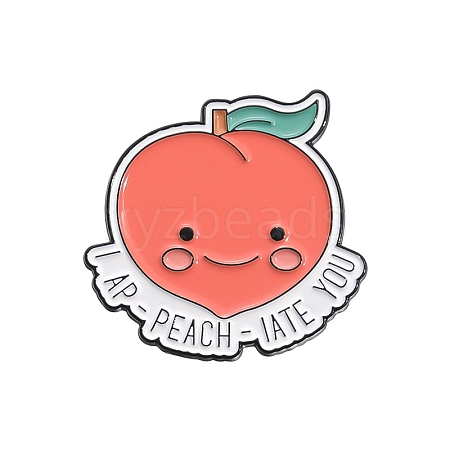 Cute Fruit Theme Enamel Pins PW-WG27BFF-03-1