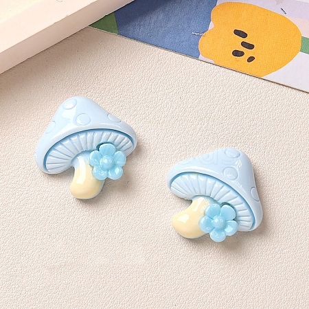 Opaque Resin Cabochons PW-WG7951E-02-1