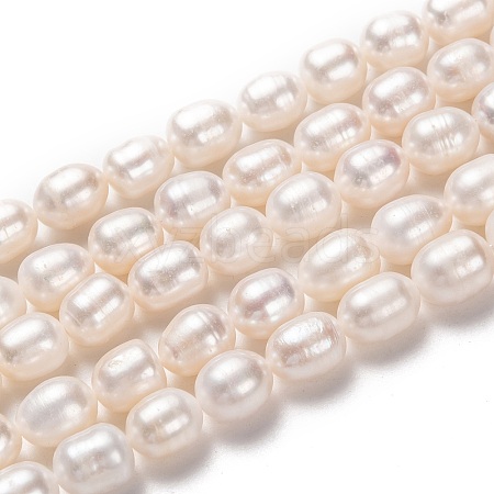 Natural Cultured Freshwater Pearl Beads Strands PEAR-L033-83-1