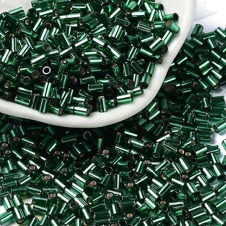 Baking Paint Glass Round Bugle Beads SEED-Z002-A-E04-1