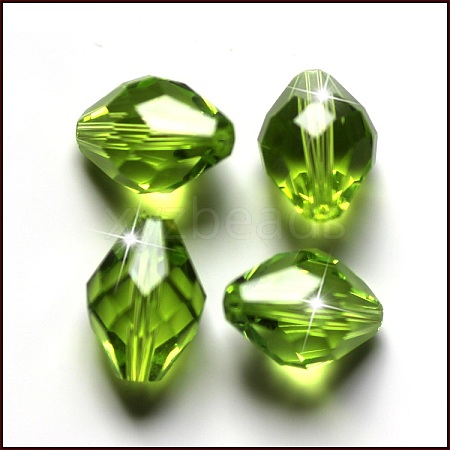 Imitation Austrian Crystal Beads SWAR-F054-9x6mm-17-1