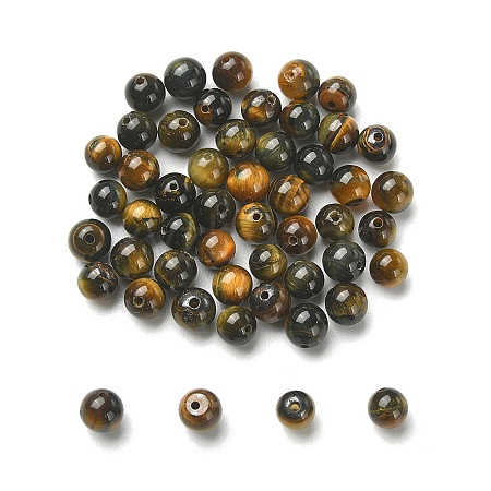 Natural Tiger Eye Beads Strands G-YW0001-56A-1