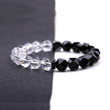 Black Onyx Stretch Bracelets PW-WG53FF8-07-1