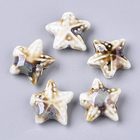 Handmade Porcelain Beads PORC-N004-27J-1