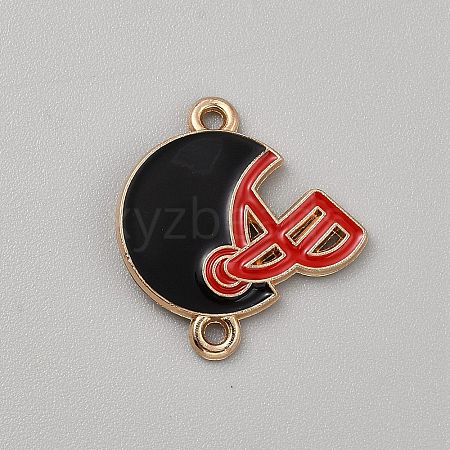 Zinc Alloy Enamel Sport Connector Charms LS-FIND-CJC0437-009B-12-1