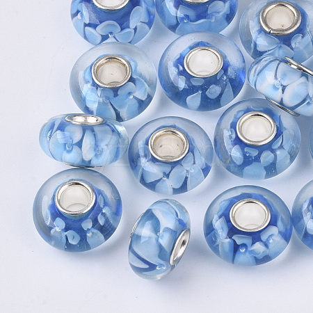 Handmade Lampwork European Beads X-LAMP-S193-004I-1