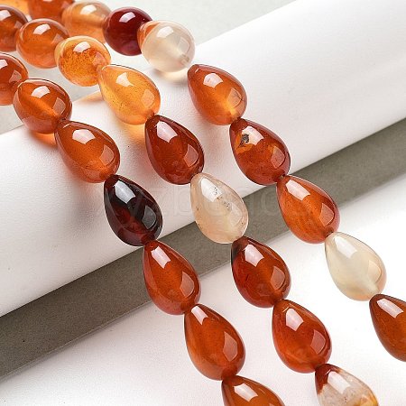 Natural Red Agate Beads Strands G-B106-A22-02-1