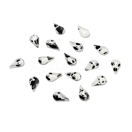 Spot Pattern Resin Cabochons MRMJ-G015-06-1