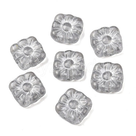 Czech Pressed Glass Beads GLAA-I061-05B-1