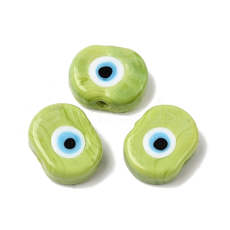 Handmade Evil Eye Lampwork Beads LAMP-G168-02-05-1
