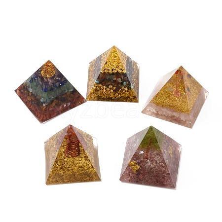 Orgonite Pyramid DJEW-K017-01-1