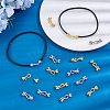 20Pcs 2 Colors Brass Hook and S-Hook Clasps KK-ME0002-92-5