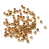 Rack Plating Brass Beads KK-G504-01G-1