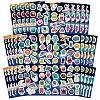 50Pcs PVC Waterproof Self Adhesive Space Stickers Labels AJEW-R002-03A-1