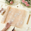 2 Yards Fireworks Pattern Polyester Gauze Fabric DIY-WH0308-944C-3