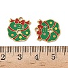 Christmas 304 Stainless Steel Enamel Pendants STAS-Z093-08P-G-3