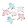 6Pcs 6 Styles Opaque Resin Pendants FIND-TA0002-50-2