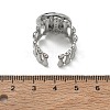 304 Stainless Steel Cuff Ring Components SA-CBA37BC-18E-P-3