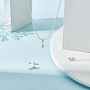 4Pcs 925 Sterling Silver Teardrop Charms STER-AR0001-11-4