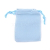 Velvet Cloth Drawstring Bags X-TP-C001-70X90mm-3-2