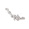 Alloy Crystal Rhinestone Branch Links Connector Charms FIND-Z053-06P-2